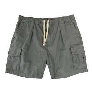 Tommy Bahama Relax Cargo Shorts XXL Green Drawstring Waist 100% Cotton 42"